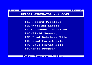 Report Generator 